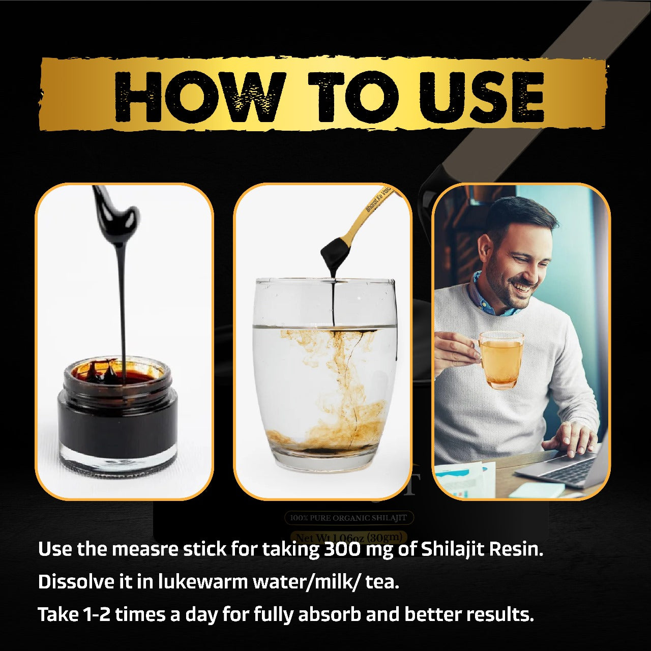 Vital Mount Pure Himalayan Shilajit Resin 30g – Pack of 2 Pakistan | شیلاجیت